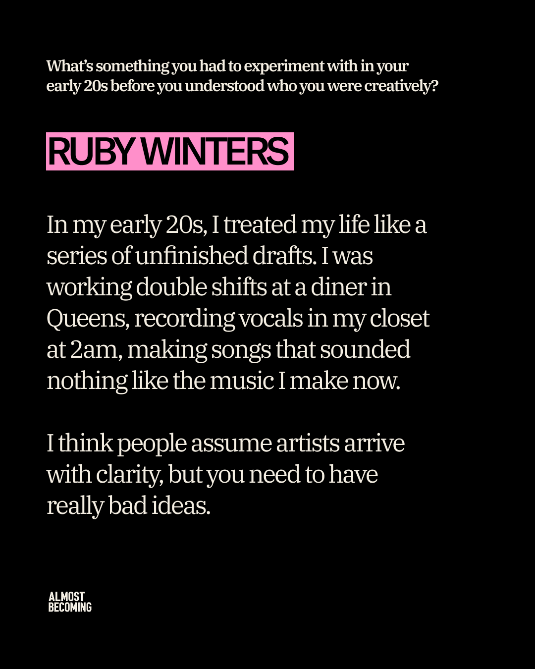Ruby Winters — pull quote